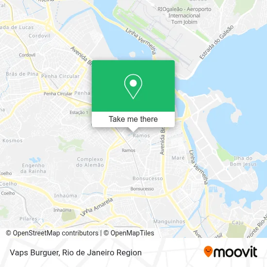 Vaps Burguer map