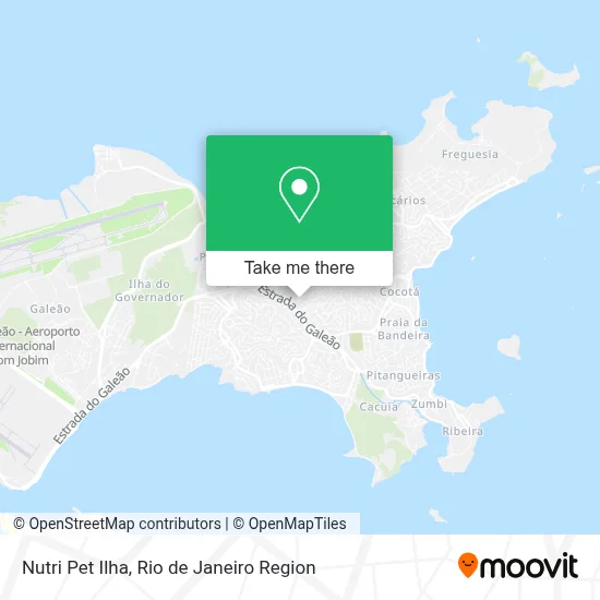 Nutri Pet Ilha map