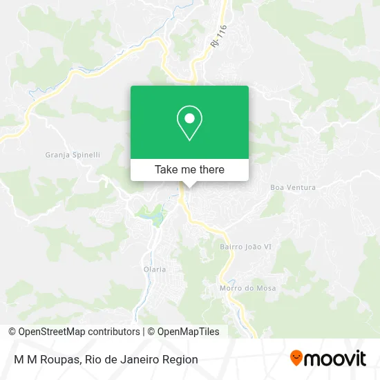 M M Roupas map