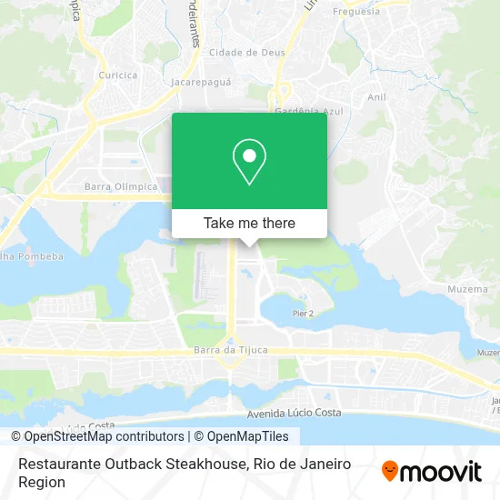 Restaurante Outback Steakhouse map