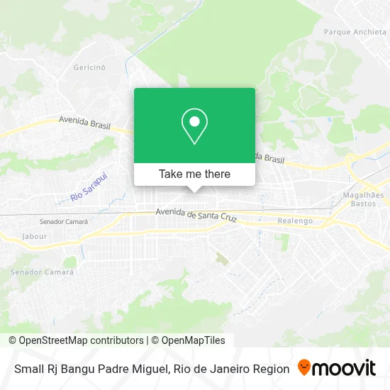 Small Rj Bangu Padre Miguel map