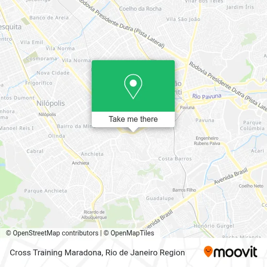 Cross Training Maradona map