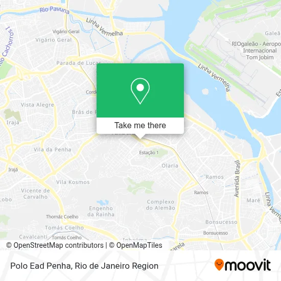 Polo Ead Penha map