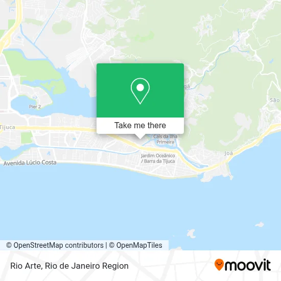 Rio Arte map