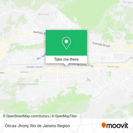 Óticas Jhony map