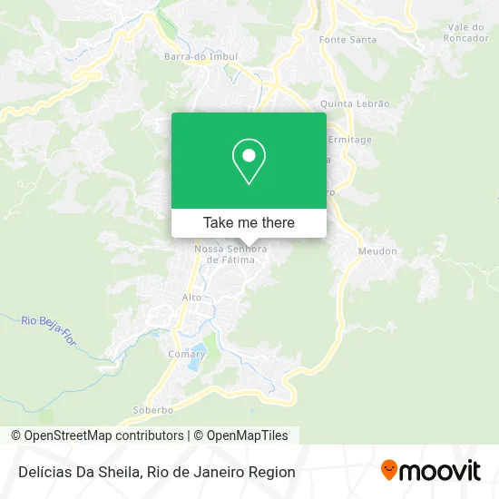 Delícias Da Sheila map