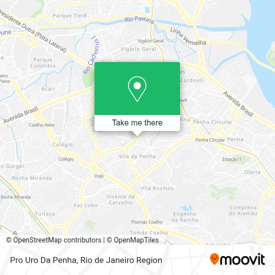 Pro Uro Da Penha map