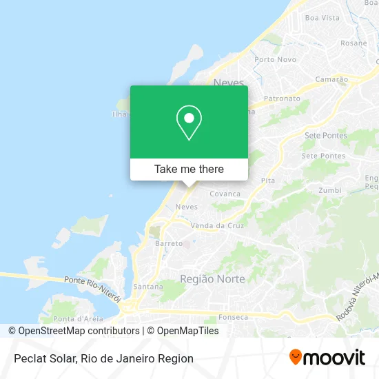 Peclat Solar map
