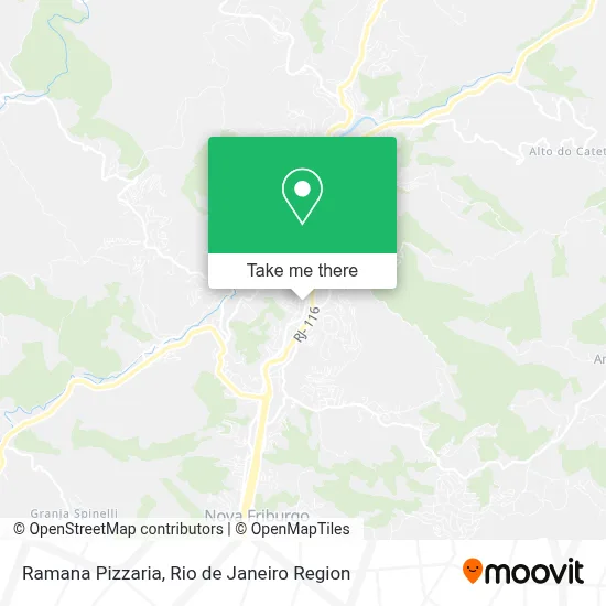 Ramana Pizzaria map
