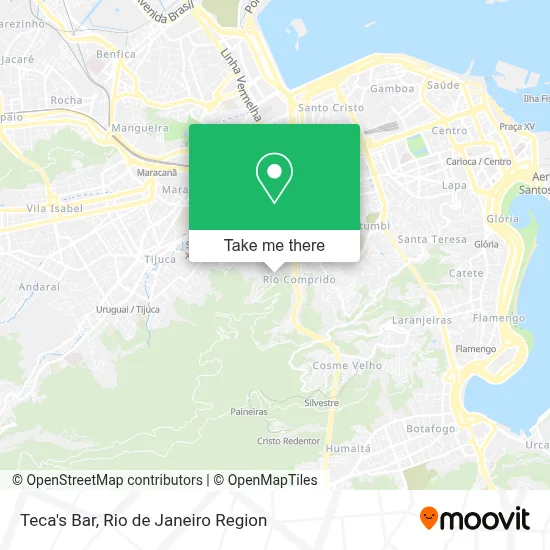Teca's Bar map