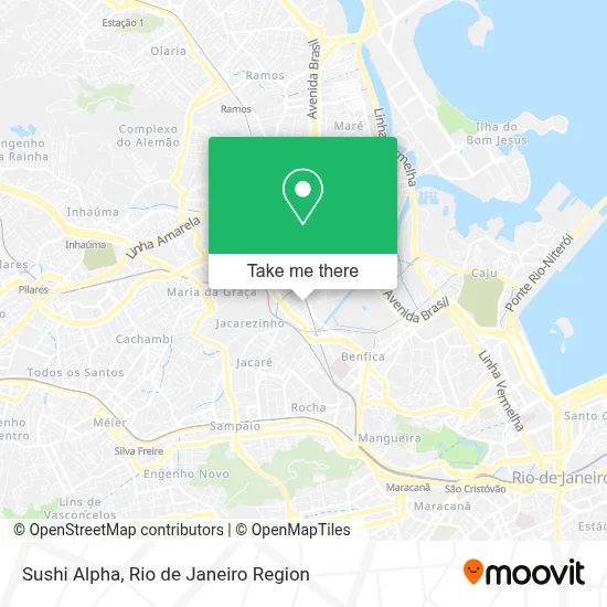 Sushi Alpha map