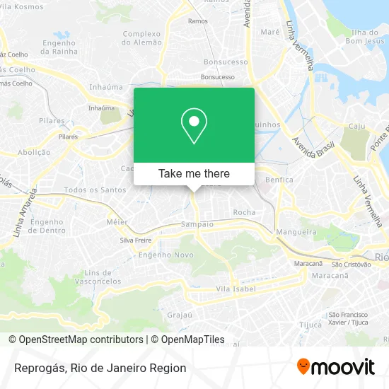 Reprogás map