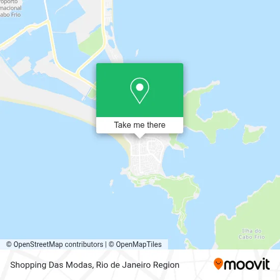 Shopping Das Modas map