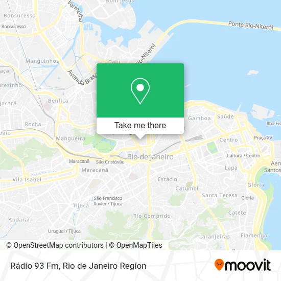 Rádio  93 Fm map