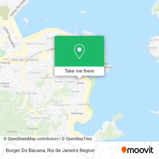 Burger Do Bacana map