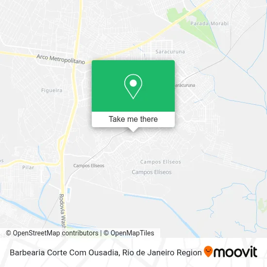 Barbearia Corte Com Ousadia map
