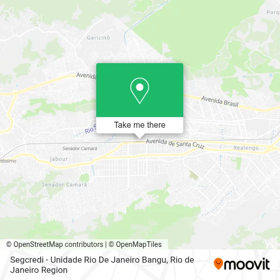 Segcredi - Unidade Rio De Janeiro Bangu map