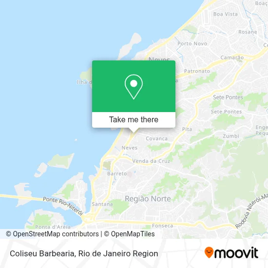 Coliseu Barbearia map