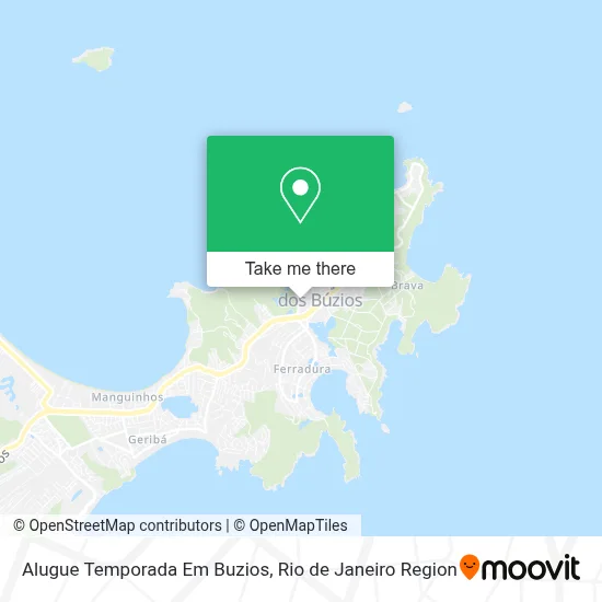 Alugue Temporada Em Buzios map