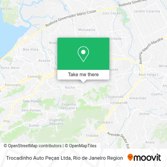 Trocadinho Auto Peças Ltda map
