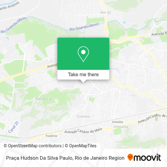 Praça Hudson Da Silva Paulo map