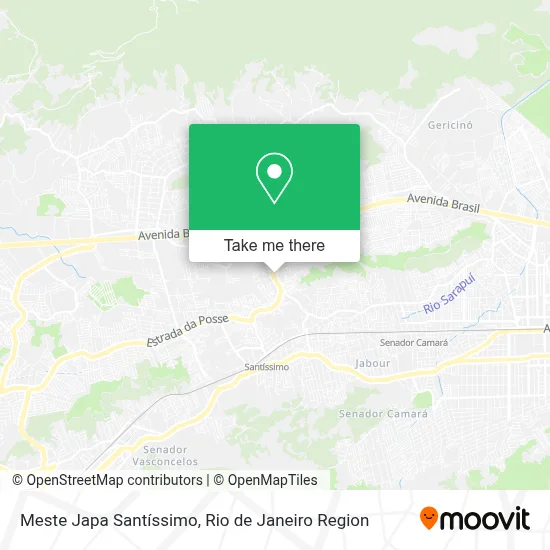 Meste Japa Santíssimo map