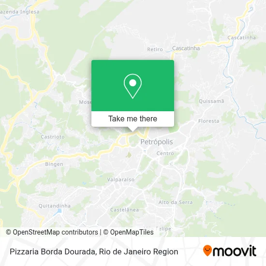 Pizzaria Borda Dourada map