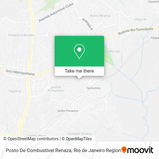 Posto De Combustível Renaza map