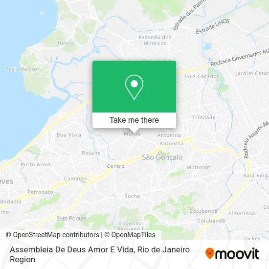 Assembleia De Deus Amor E Vida map