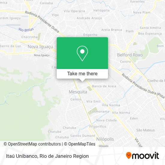 Itaú Unibanco map