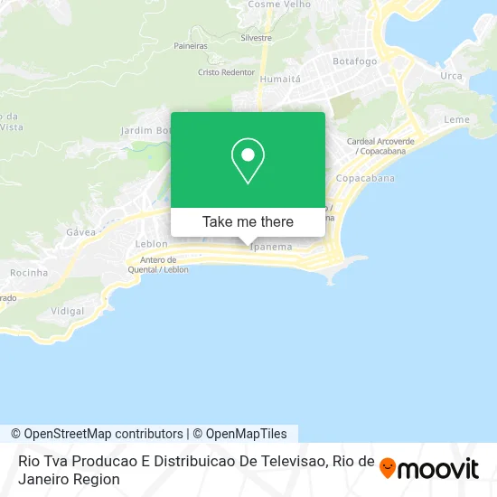Rio Tva Producao E Distribuicao De Televisao map