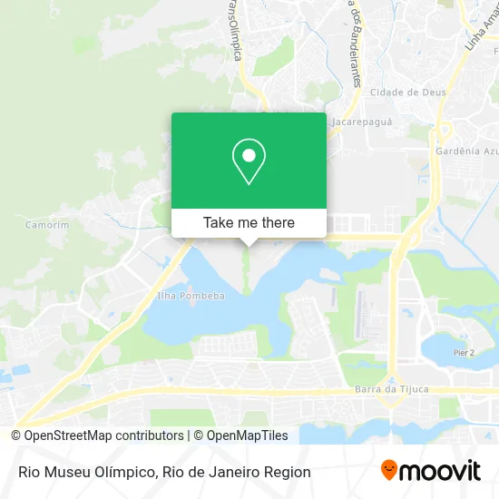 Rio Museu Olímpico map