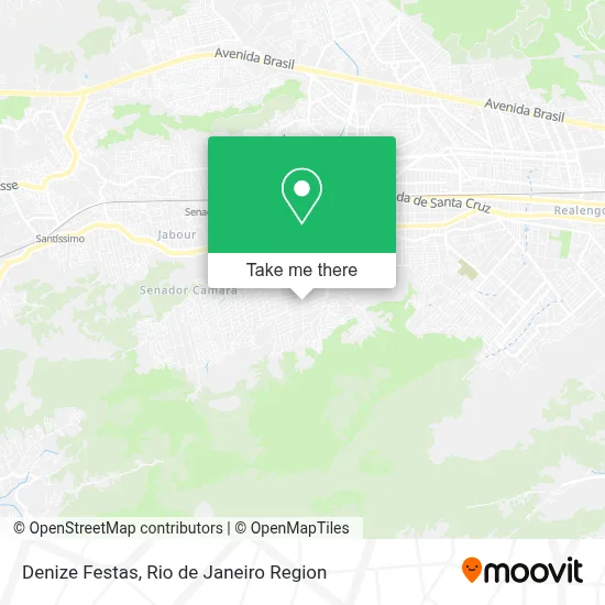 Denize Festas map