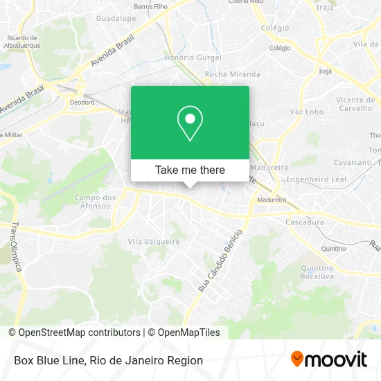 Box Blue Line map