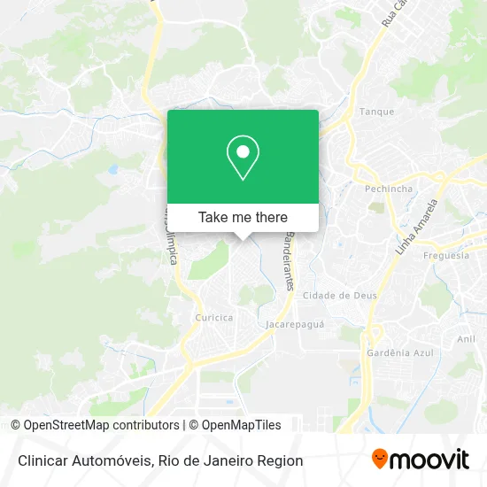 Clinicar Automóveis map