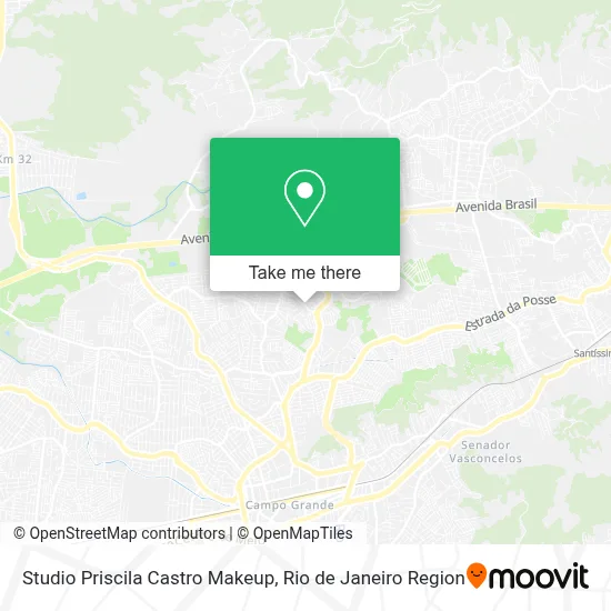 Studio Priscila Castro Makeup map