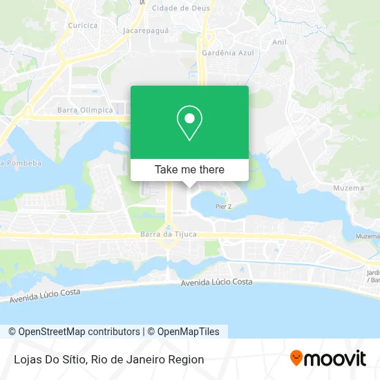 Lojas Do Sítio map
