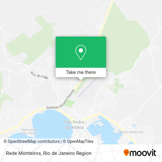 Rede Monteiros map