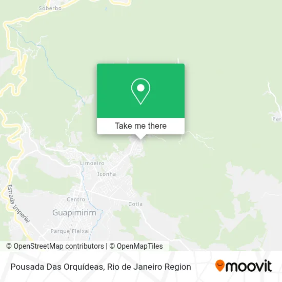 Pousada Das Orquídeas map