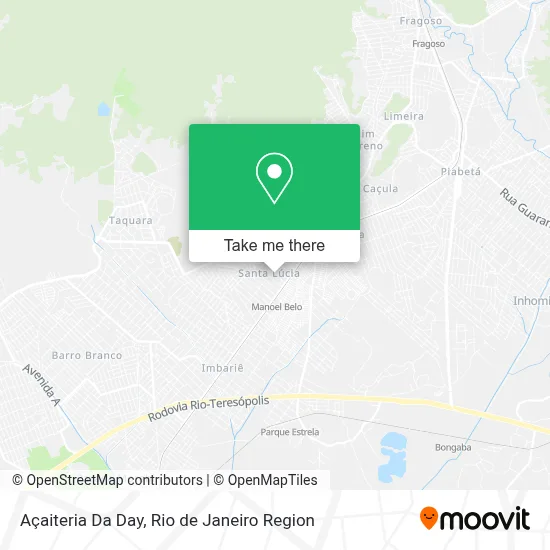 Açaiteria Da Day map