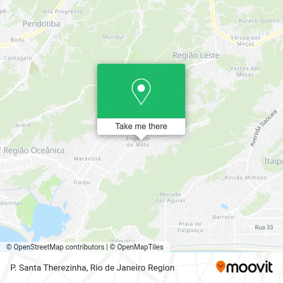 P. Santa Therezinha map