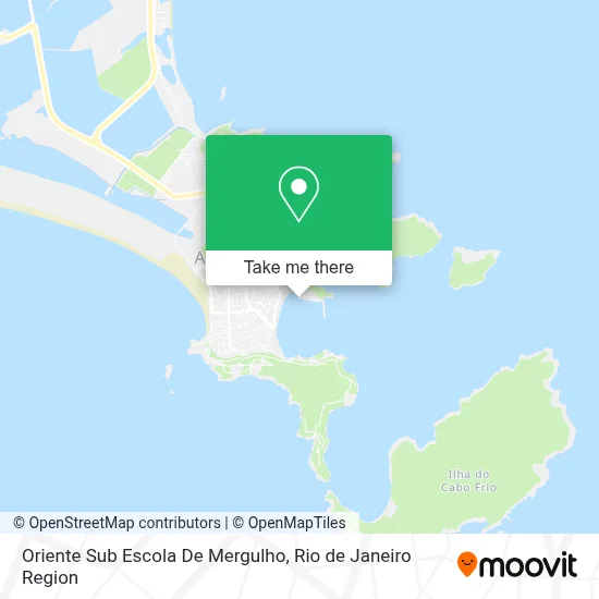 Oriente Sub Escola De Mergulho map