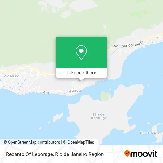 Recanto Of Leporage map