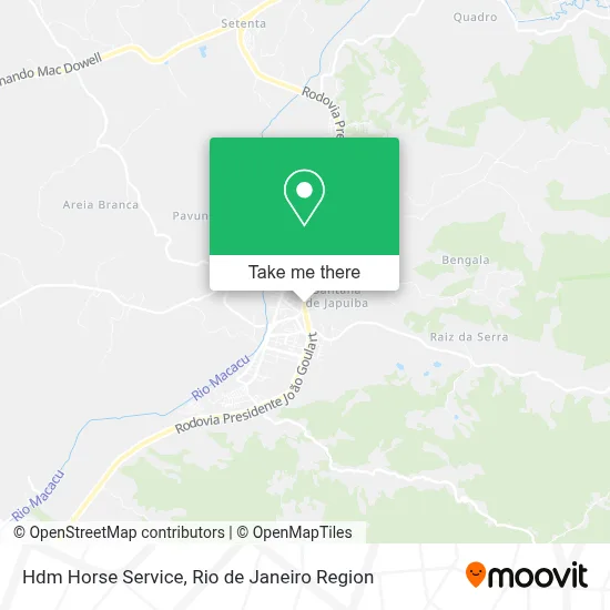 Hdm Horse Service map