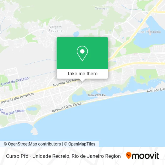 Curso Pfd - Unidade Recreio map