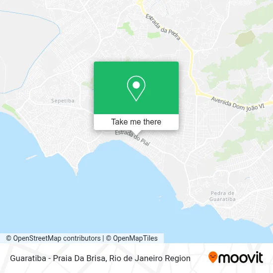 Guaratiba - Praia Da Brisa map