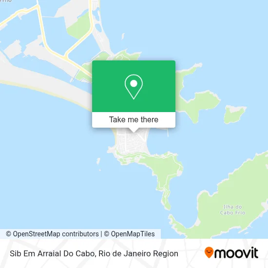 Sib Em Arraial Do Cabo map
