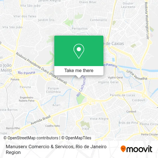 Manuserv Comercio & Servicos map