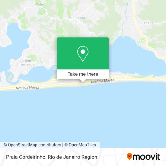 Praia Cordeirinho map