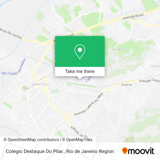 Colégio Destaque Do Pilar. map